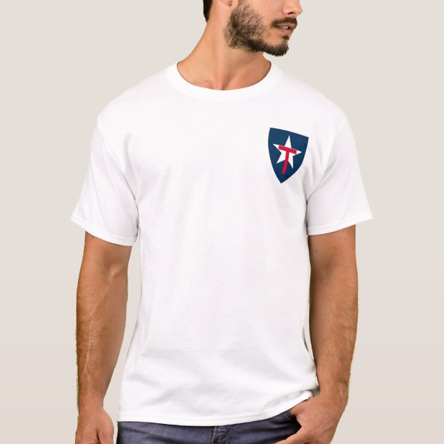 Arbetsuppgift för pride för heder för Texas T Shirt (Framsida)
