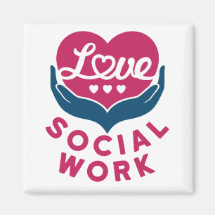 Arbetsvärde för Social i Kärlek Social Magnet