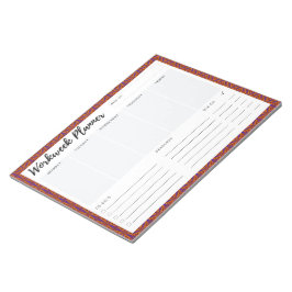 Arbetsveckorsplanering Anteckningsblock