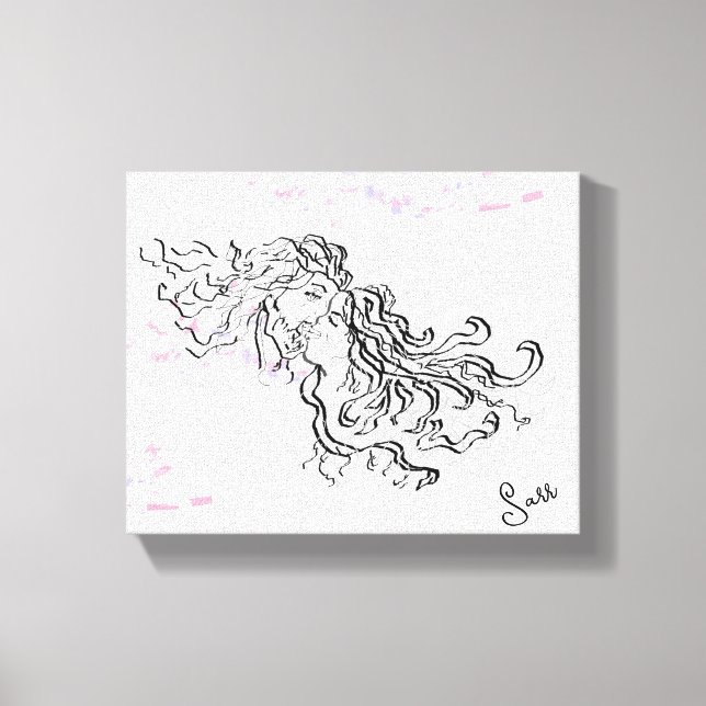 Arbetsyta : Början Canvastryck (Framsida)