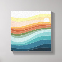 Arbetsyta eller akrylutskrift | Modern Abstrakt Ho Canvastryck