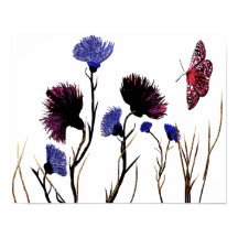 Arbetsyta för Blommigt av abstrakt