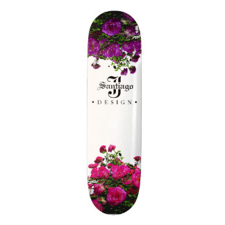 Arbetsyta för Blommigt Skateboard Bräda 19,5 Cm
