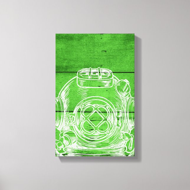 Arbetsyta för dyka canvastryck (Framsida)