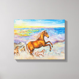 Arbetsyta med radbyte canvastryck