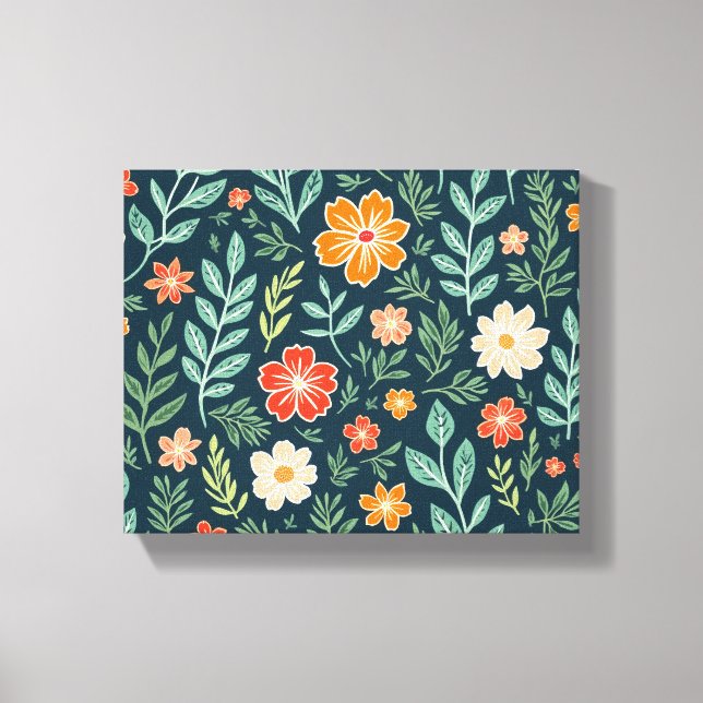 Arbetsyta med radbyte canvastryck (Framsida)