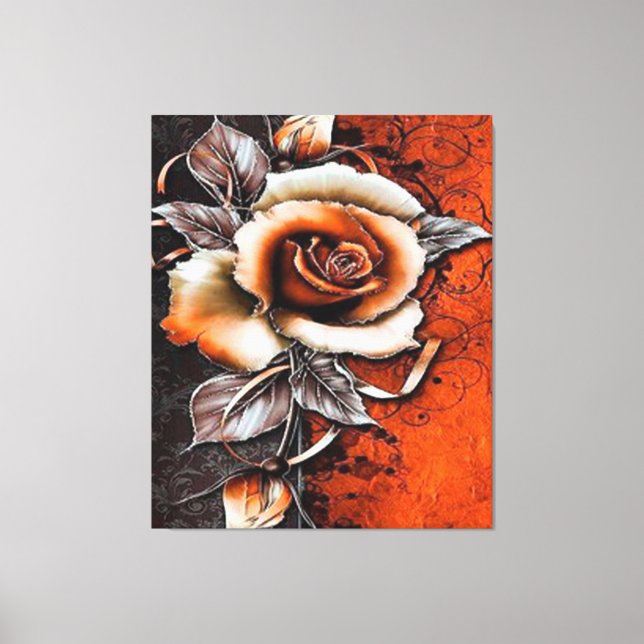 Arbetsyta med radbyte canvastryck (Framsida)