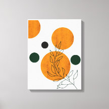 Arbetsytan gult Abstrakt Minimalistisk Löv