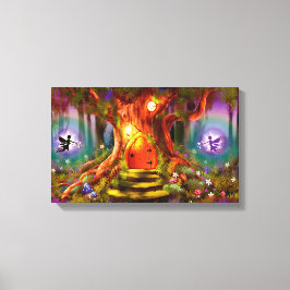 Arbetsytan Magic Träd Canvastryck
