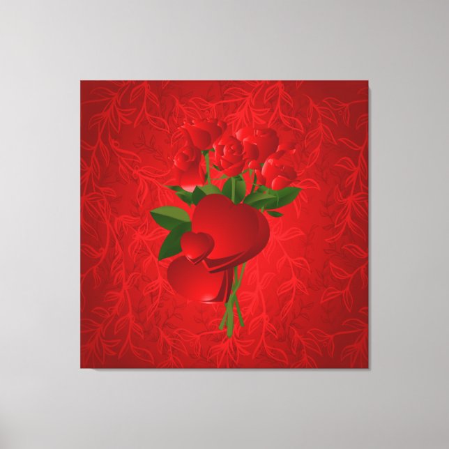 Arbetsytan Subliminal Ro Wrapped Canvas (Framsida)