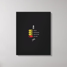 Arbetsytekonst för ligersamling canvastryck