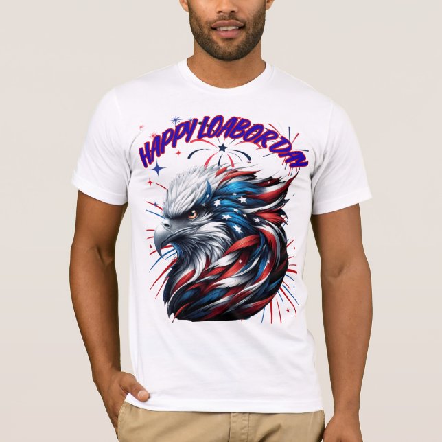 ARBOR DAY patriotic lycklig T Shirt (Framsida)