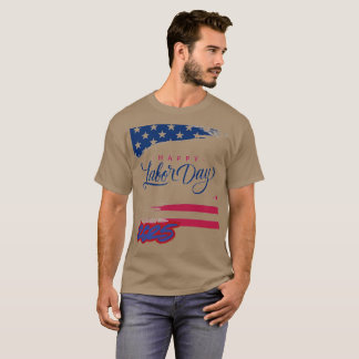 ARBOR DAY patriotic lycklig T Shirt