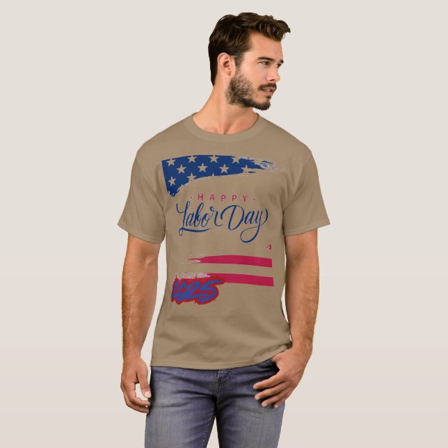ARBOR DAY patriotic lycklig T Shirt (Hel framsida)