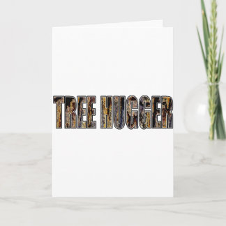 Arbor Day Trädhugger Herr T Shirt  Kort