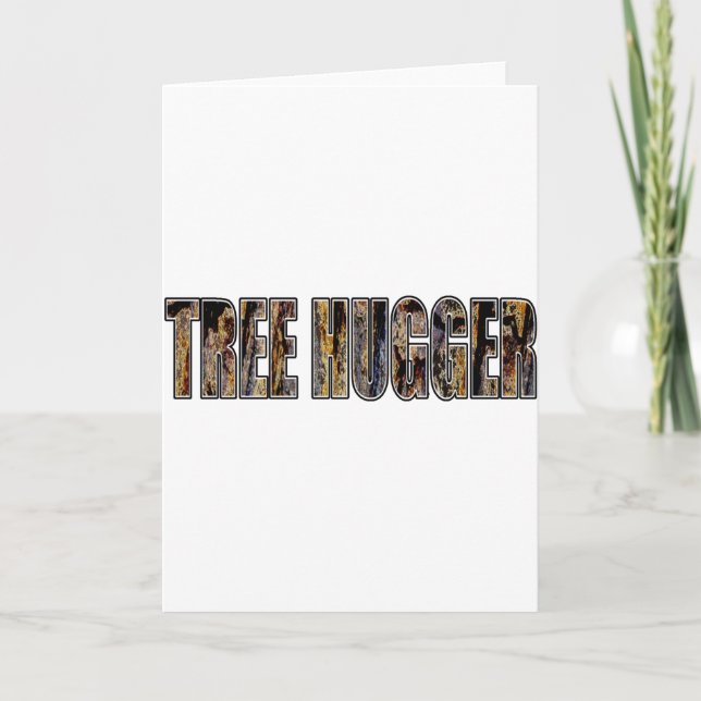 Arbor Day Trädhugger Herr T Shirt  Kort (Framsida)