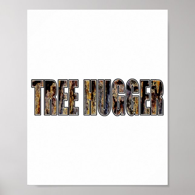 Arbor Day Trädhugger Herr T Shirt  Poster (Framsidan)