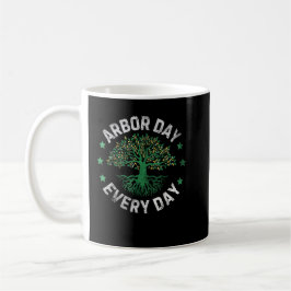 Arbordagen varje dag Lycklig-arbordagen Kaffemugg