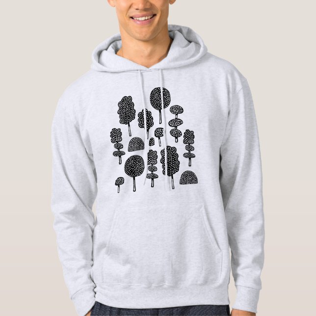 Arboretum 230715 - Black Sweatshirt (Framsida)