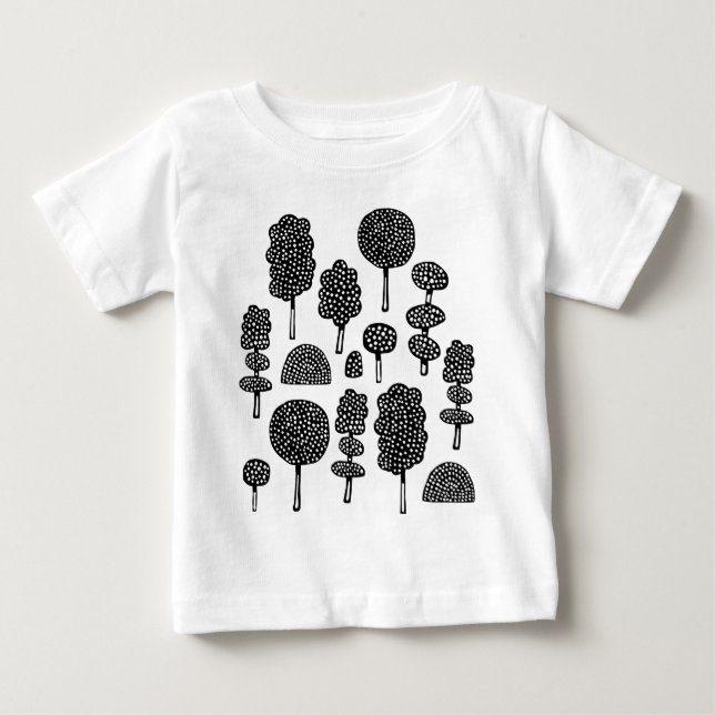 Arboretum 230715 - Black T-shirt (Framsida)