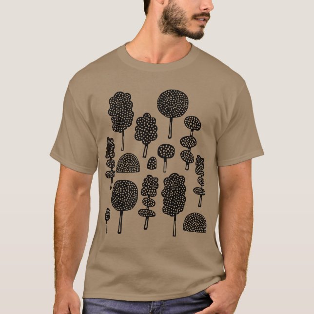 Arboretum 230715 - Black T Shirt (Framsida)