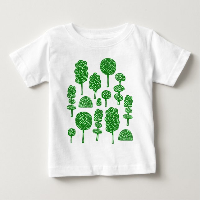 Arboretum 230715 - Grönt T-shirt (Framsida)