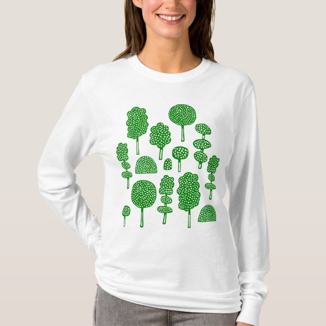 Arboretum 230715 - Grönt T Shirt (Framsida)