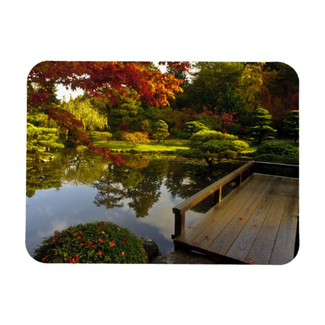 Arboretum, japanska Garden, Seattle, Washington Magnet (Horisontell)