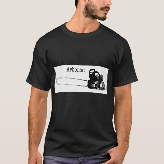 Arborist Chainsåg-gåva T Shirt (Framsida)