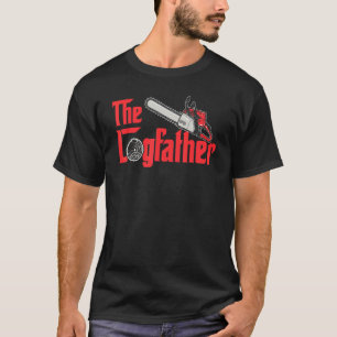 Arborist Chainszawa, arbetaren Arborist Woodfather T Shirt