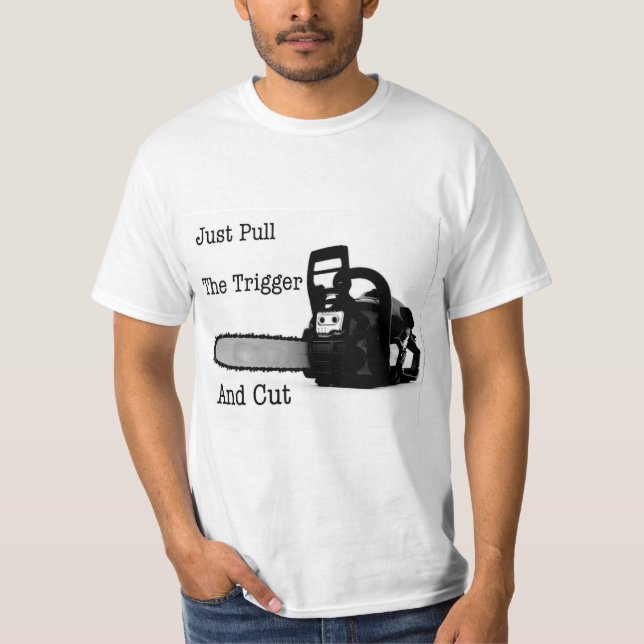 Arborist Chainszawa-gåva från Träd. T Shirt (Framsida)