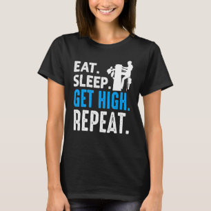 Arborist Eat-viloläge Upprepa lumberjack T Shirt