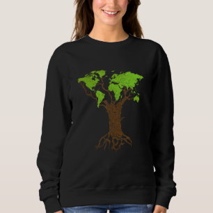 Arborist Gardener Träd World Map Nature 1 T Shirt