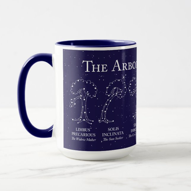 Arborist Night Sky Blue 15 oz. Mug Mugg (Vänster)