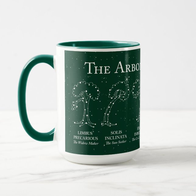 Arborist Night Sky Green 15 oz. Mug Mugg (Vänster)