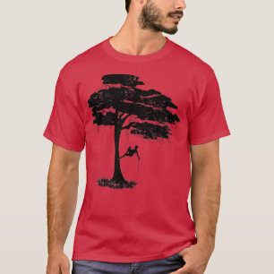 Arborist Träd klättrar T Shirt