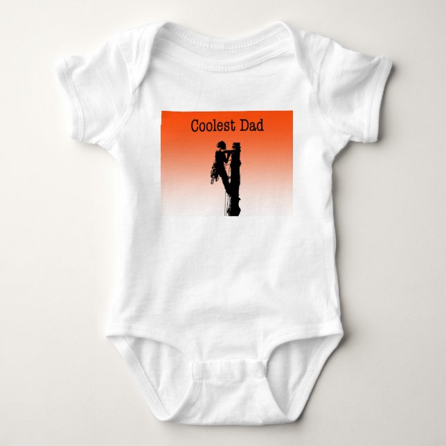 Arborist Träd Surgeon chainsåg baby T Shirt (Framsida)