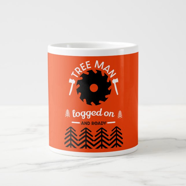 Arborist Träd Surgeon Jumbo Mugg (Framsidan)
