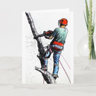Arborist Träd Surgeon Kort