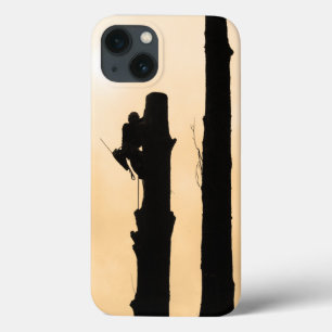 Arborist/Träd Trimmer: Silhouetted Minimalist