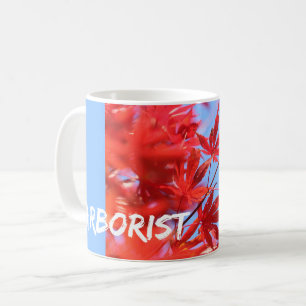 Arboristiskt Fiery Fall Färg: Red Maple Löv Kaffemugg