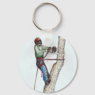 Arboristträdkirurg Nyckelring
