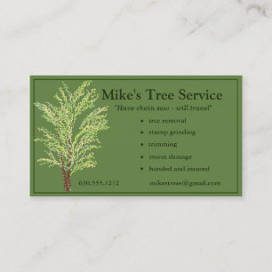 Arboristvisitkort Visitkort