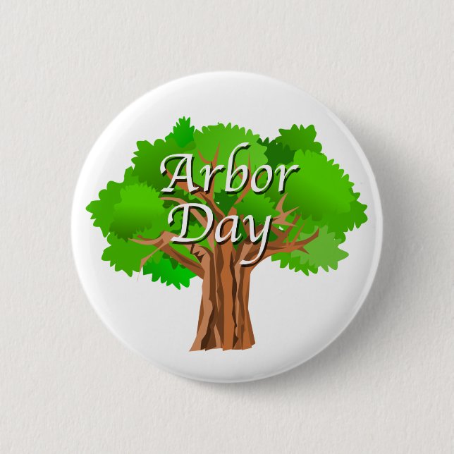 Arbour Day Helgdag Knapp (Framsida)