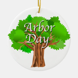 Arbour Day Träd Helgdag Julgransprydnad Keramik
