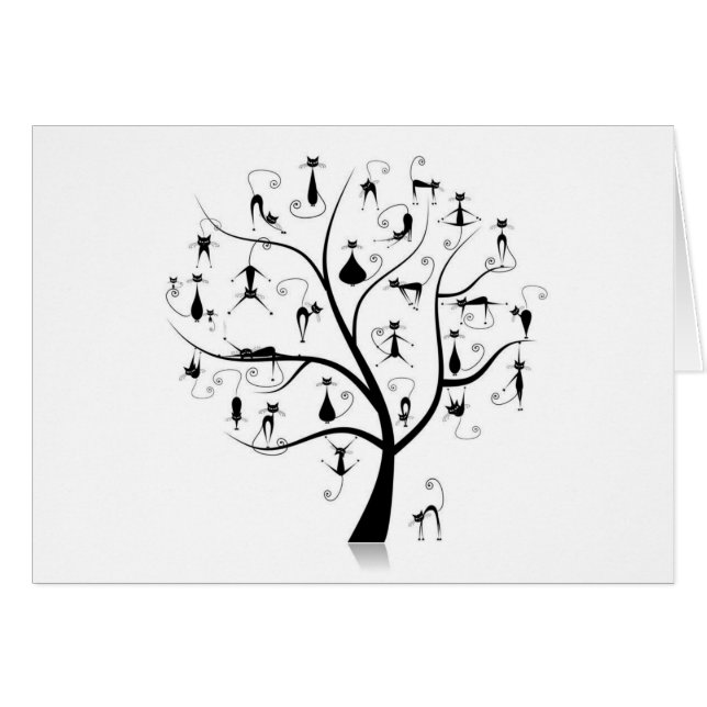 Arbre àchat hälsningskort (Framsidan Horizontal)