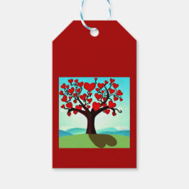   Arbre d’amour - tree of love Presentetikett