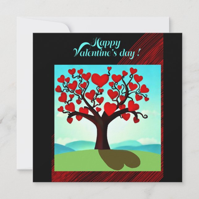  Arbre d’amour - Valentine’s day Kort (Framsida)