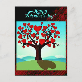 Arbre d’amour - Valentine’s day Vykort