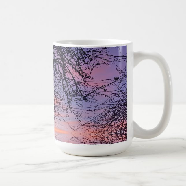 Arbre dans le crépuscule kaffemugg (Höger)